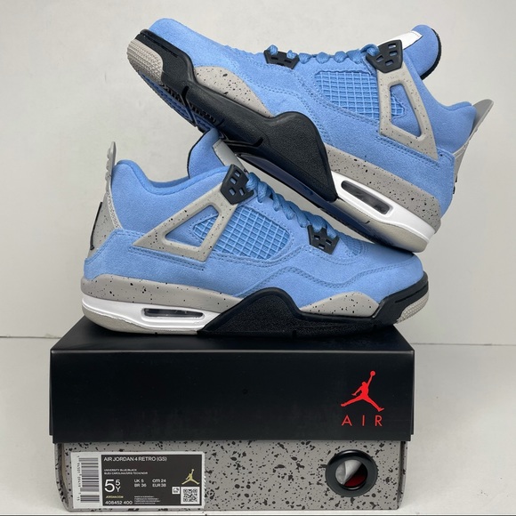 Jordan Shoes - Nike Air Jordan 4 Retro GS “University Blue/UNC”